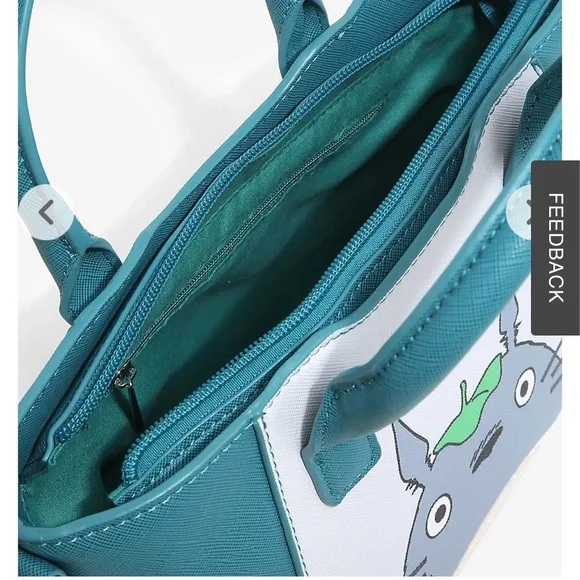NWT Studio Ghibli My Neighbor Totoro Mini Satchel Bag - Picture 3 of 4